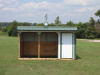 8x15 Hunter Green / Brilliant White